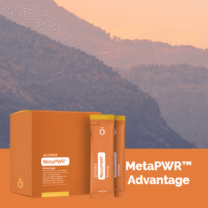 MetaPWR™ Advantage Complément alimentaire contenant du collagène, des plantes, des huiles essentielles, des vitamines, et des édulcorants