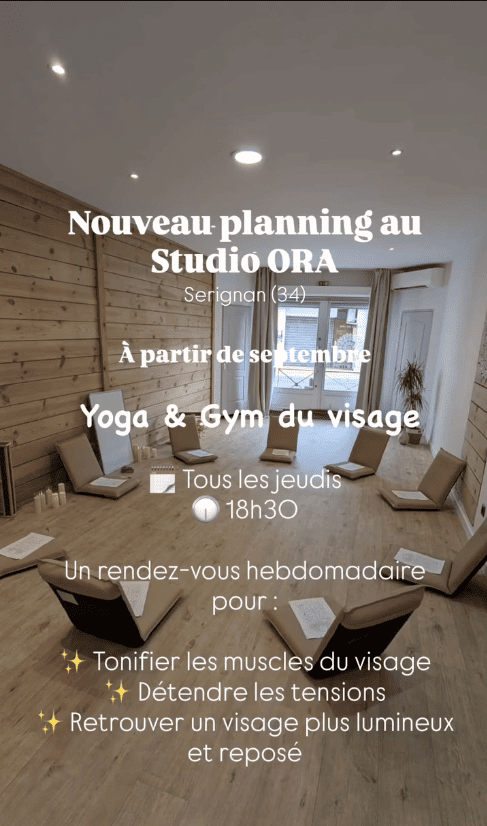 Nouveau planning nouveau planning Studio Ora